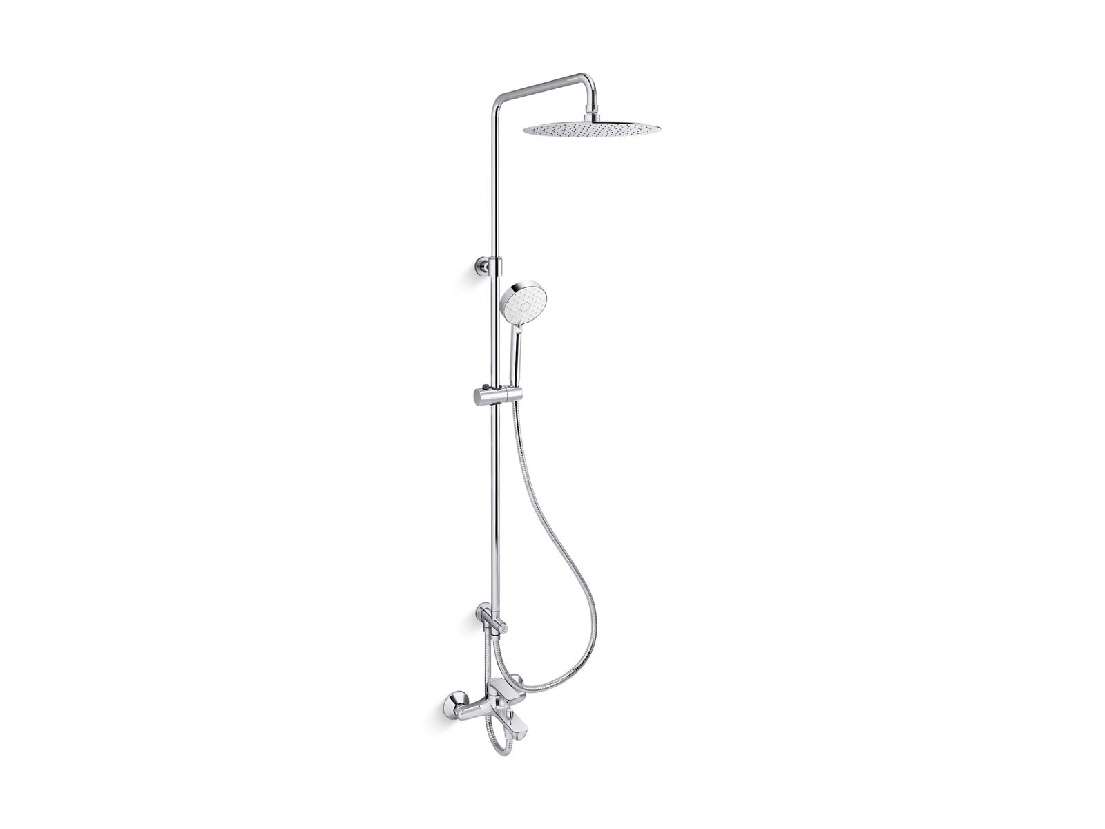 Fore Line™ Three-way shower column with rainhead | 35753T-4 | KOHLER