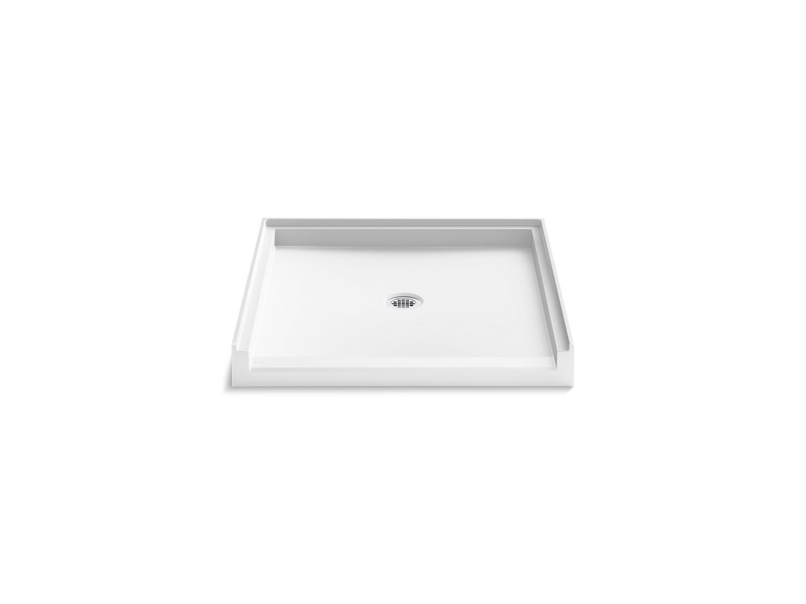 Stoneridge 38" x 38" alcove shower base, center drain