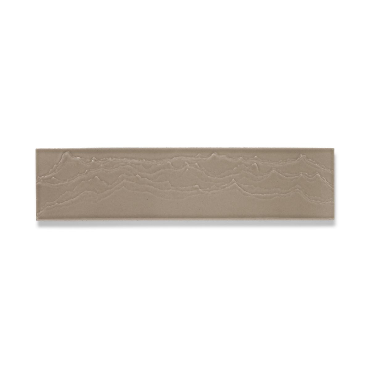 Landshapes by Daniel Arsham 3" x 12" feature tile produced by the KOHLER WasteLAB