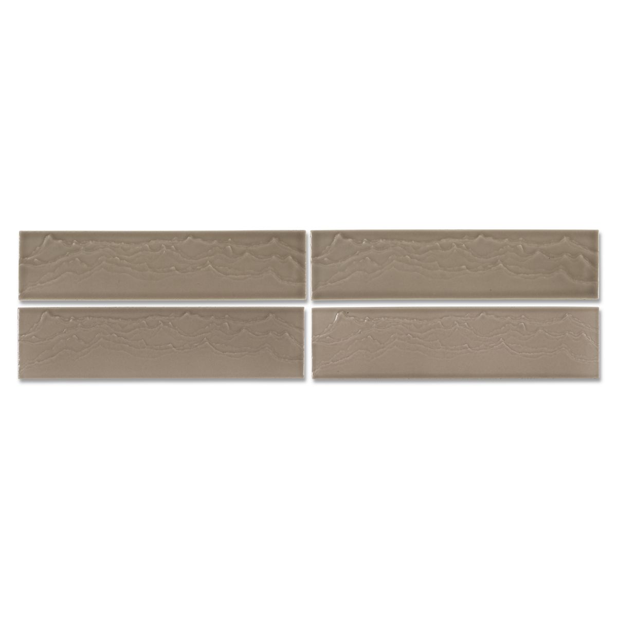 Landshapes® by Daniel Arsham 3" x 12" feature tile produced by the KOHLER WasteLAB