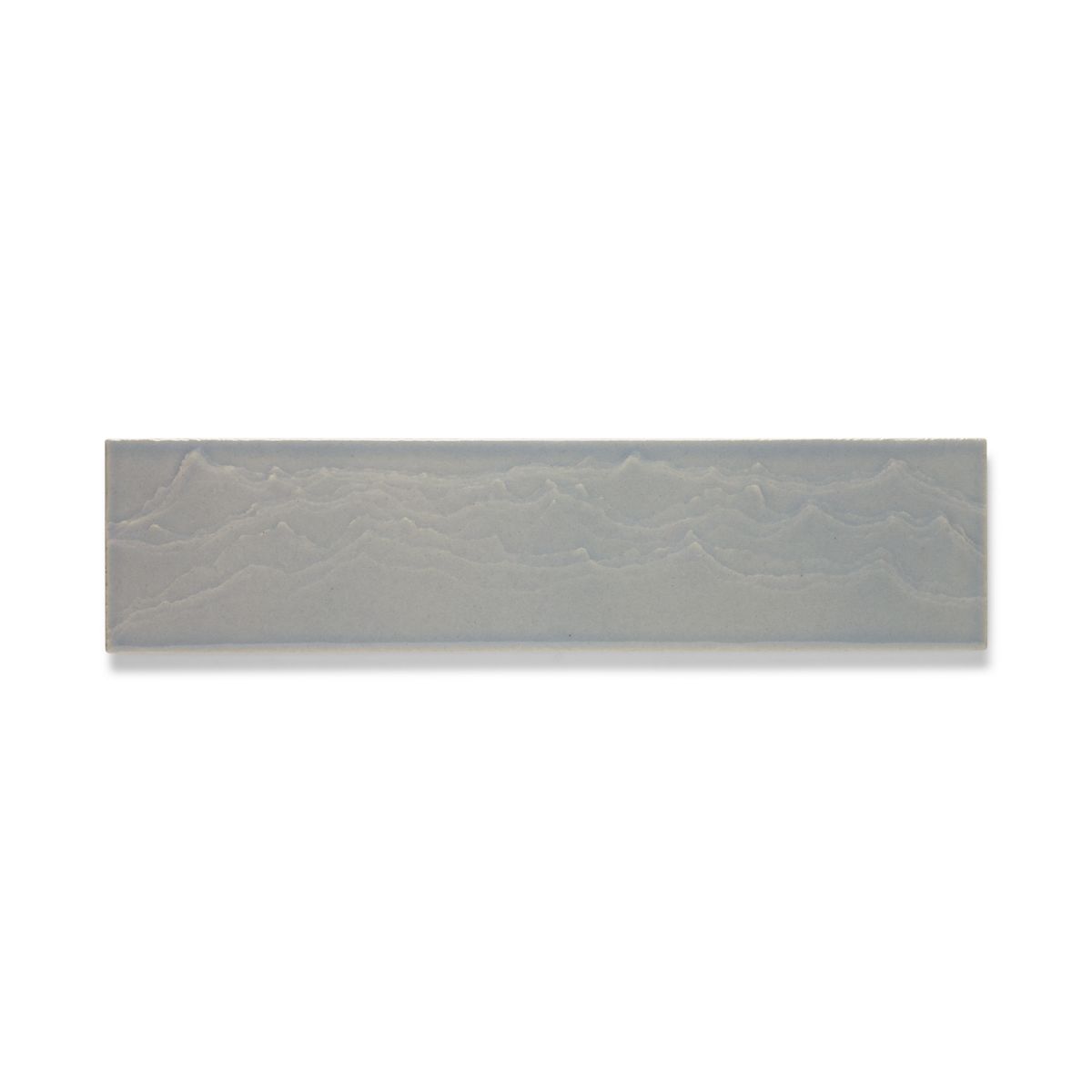 Landshapes by Daniel Arsham 3" x 12" feature tile produced by the KOHLER WasteLAB