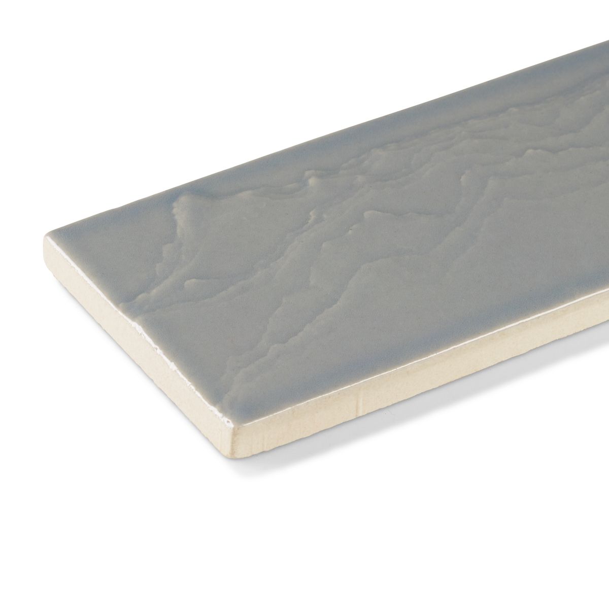 3"x 12" Feature Tile produced by The KOHLER WasteLAB in Light Blue Grey, Qty 18