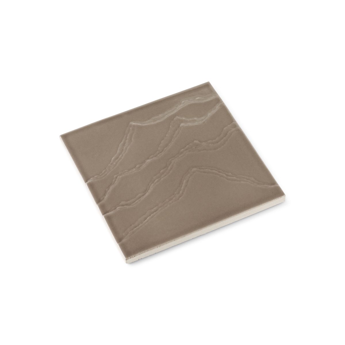 6"x 6" Feature Tile produced by The KOHLER WasteLAB in Warm Grey, Qty 18