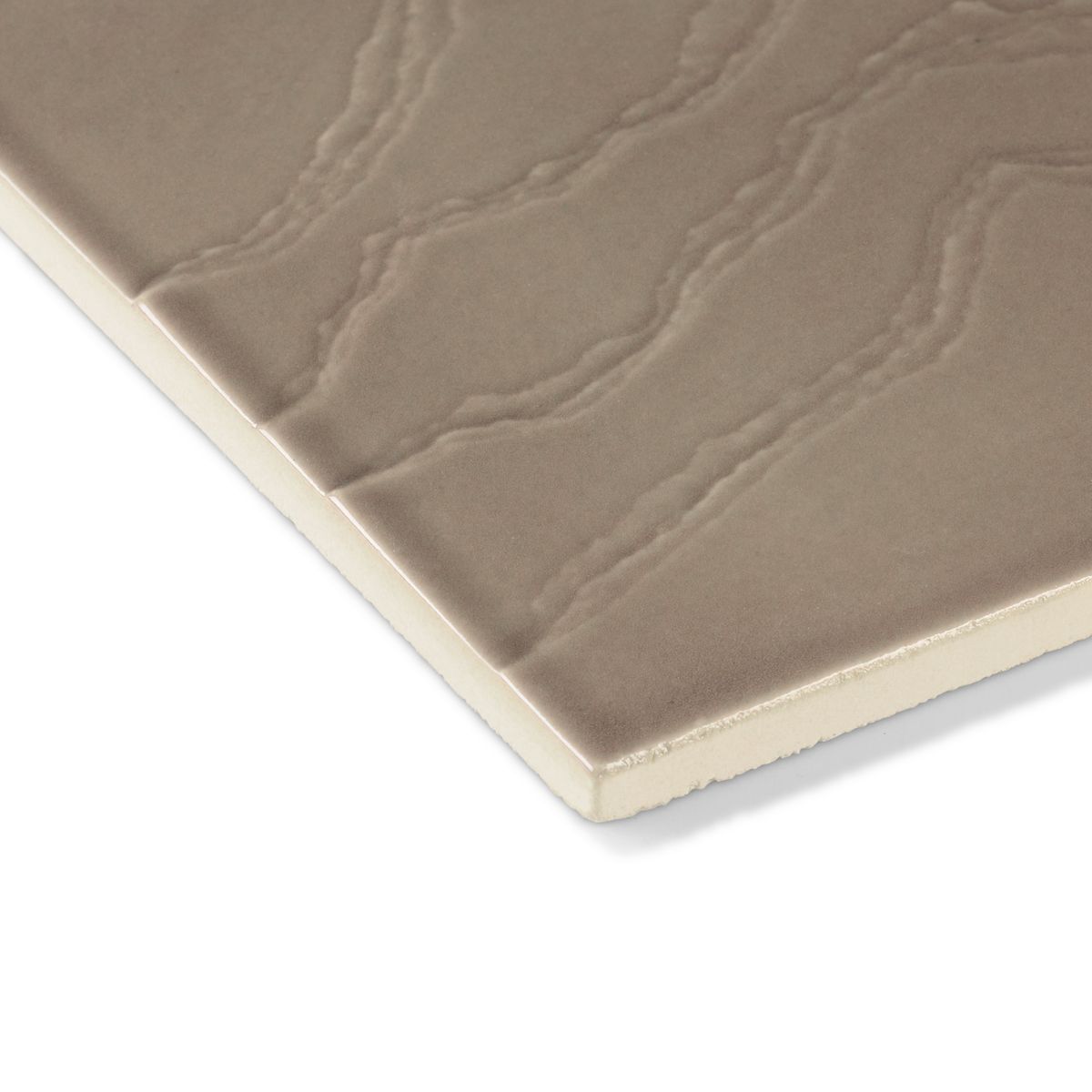 6"x 6" Feature Tile produced by The KOHLER WasteLAB in Warm Grey, Qty 18
