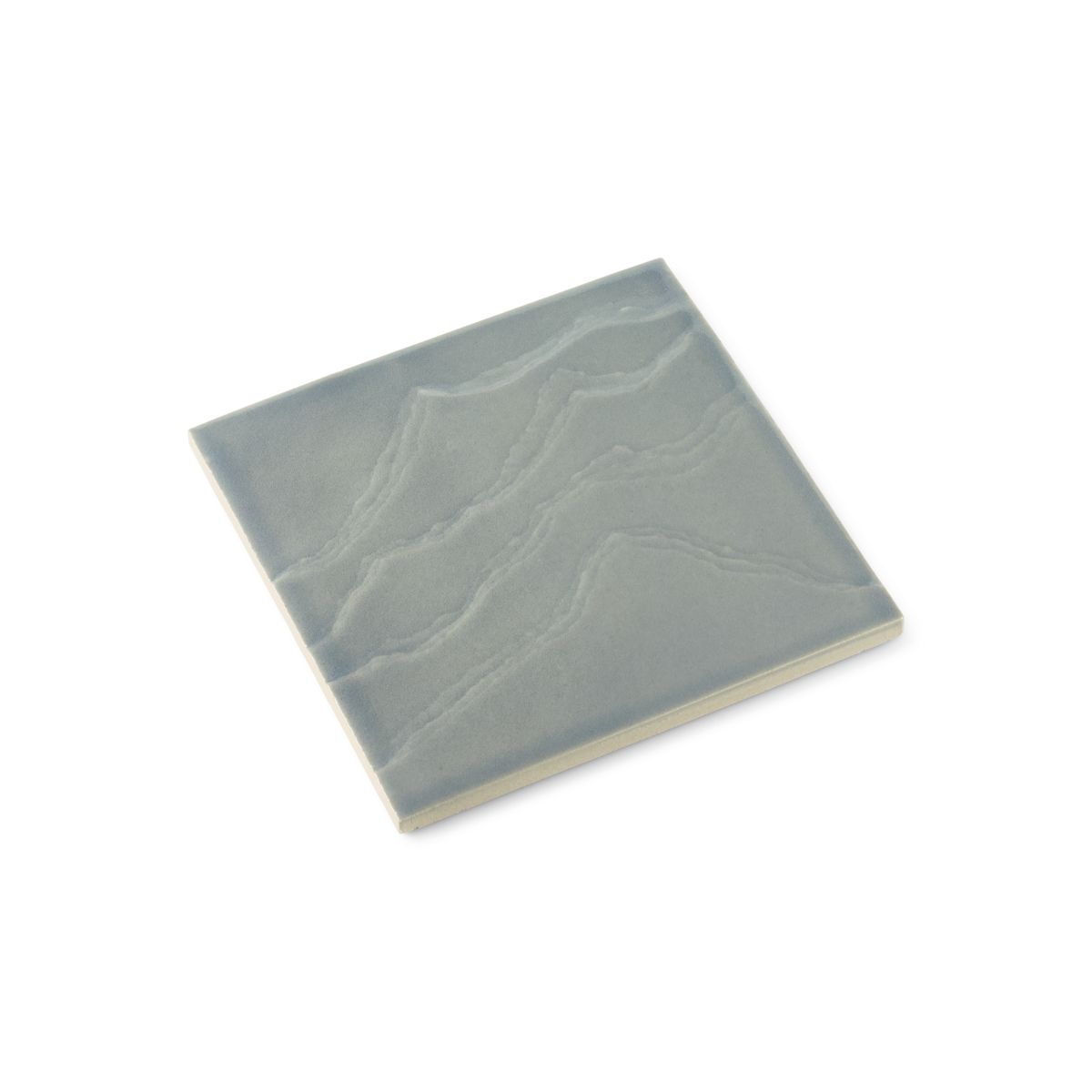 6"x 6" Feature Tile produced by The KOHLER WasteLAB in Light Blue Grey, Qty 18