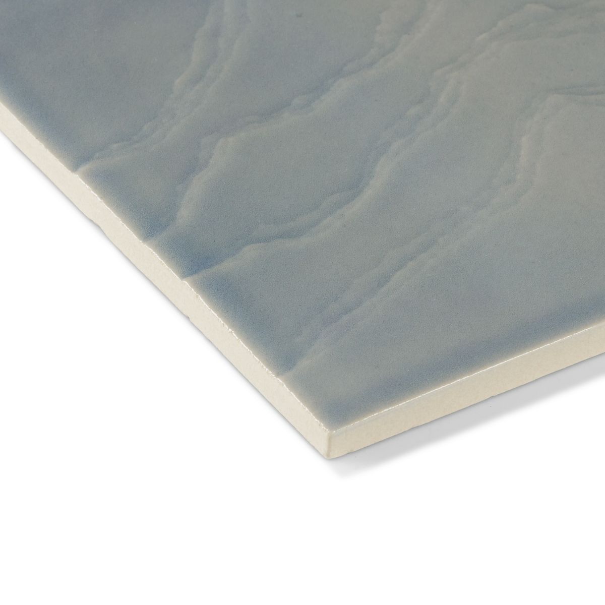 6"x 6" Feature Tile produced by The KOHLER WasteLAB in Light Blue Grey, Qty 18