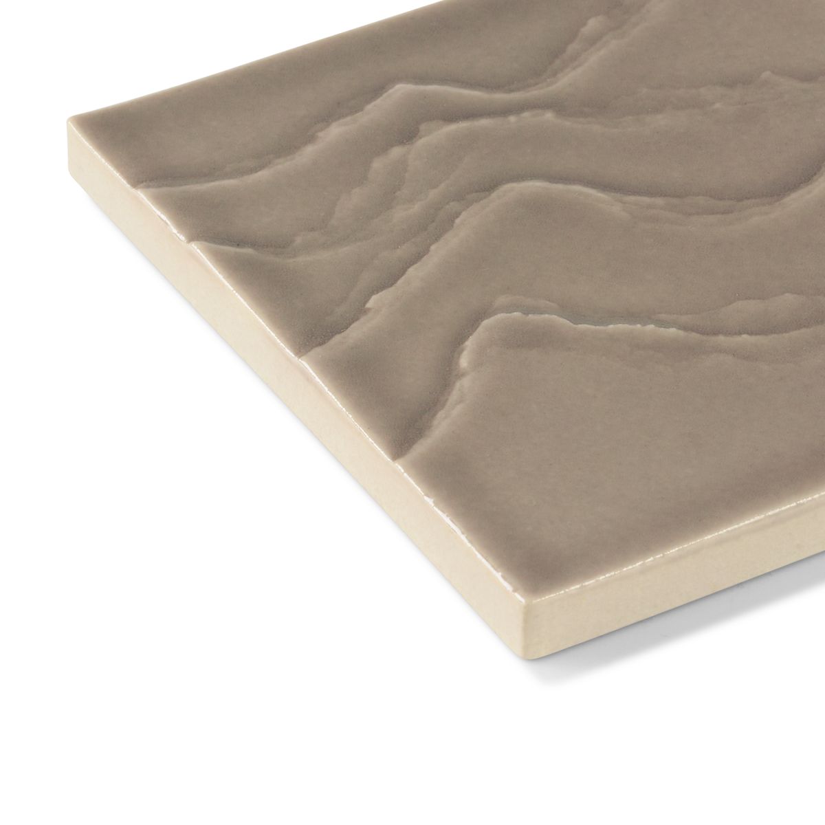 4"x 4" Feature Tile produced by The KOHLER WasteLAB in Warm Grey, Qty 32