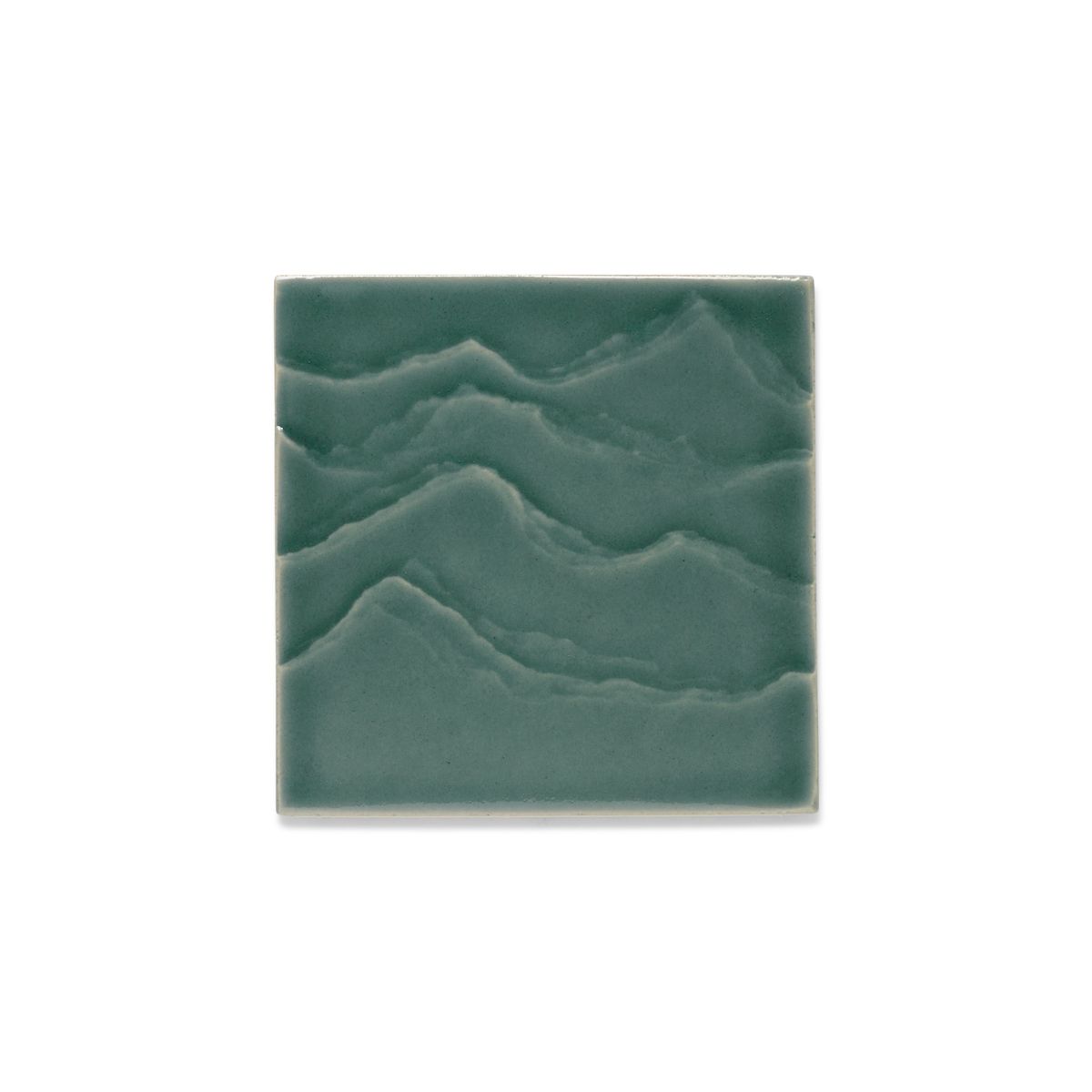 Landshapes by Daniel Arsham 4" x 4" Feature Tile produced by the KOHLER WasteLAB