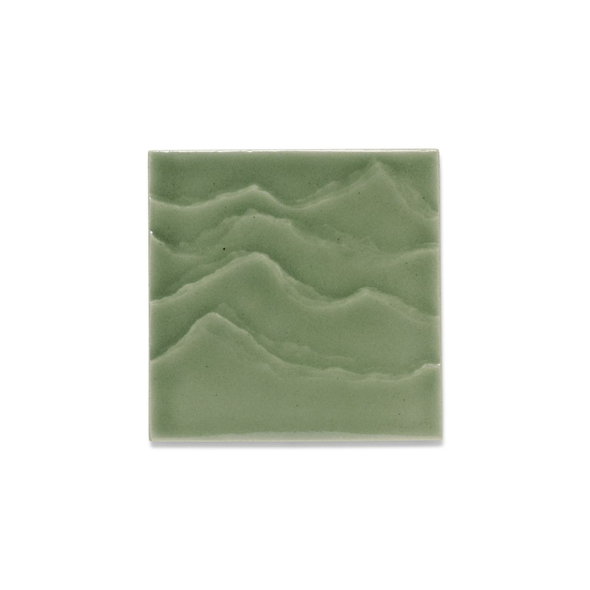 Landshapes by Daniel Arsham 4" x 4" Feature Tile produced by the KOHLER WasteLAB