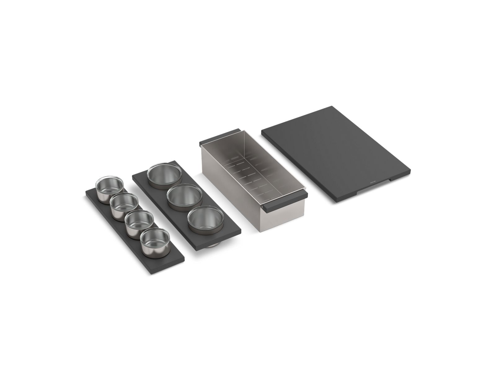 Synthos™ Four-piece workstation sink accessory set