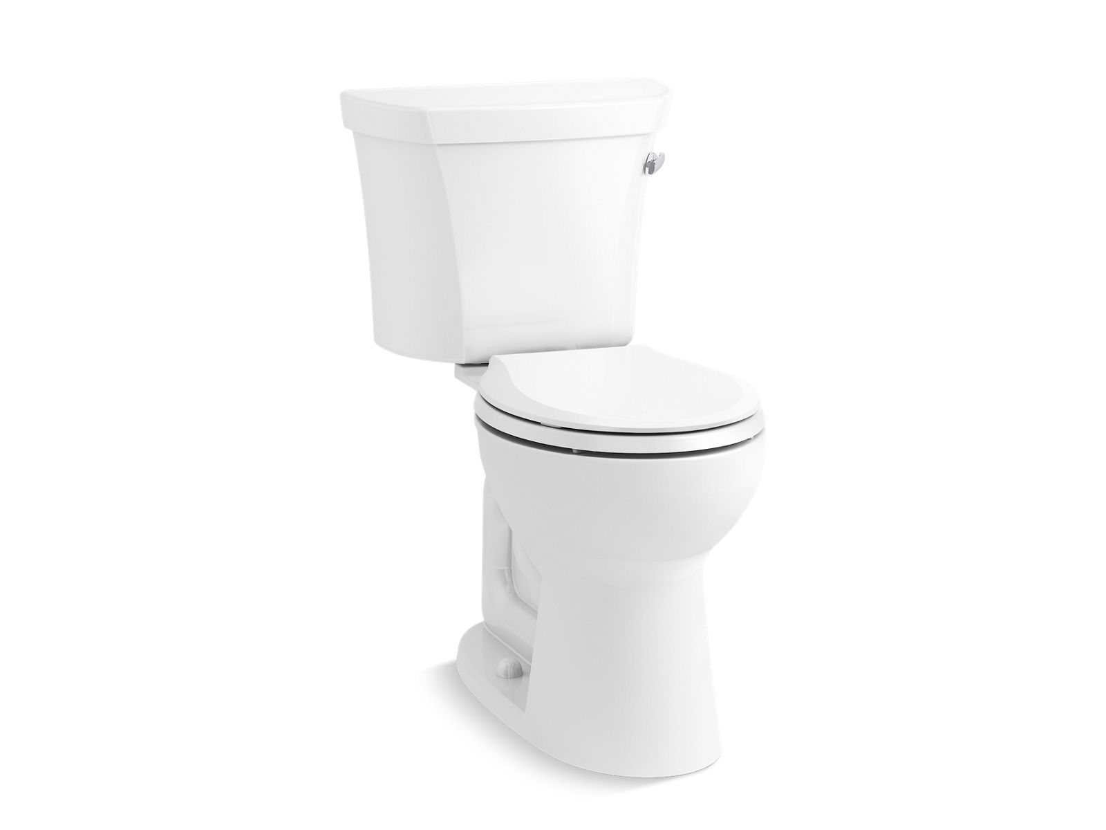 Highline Two-piece round-front toilet, 1.28 gpf
