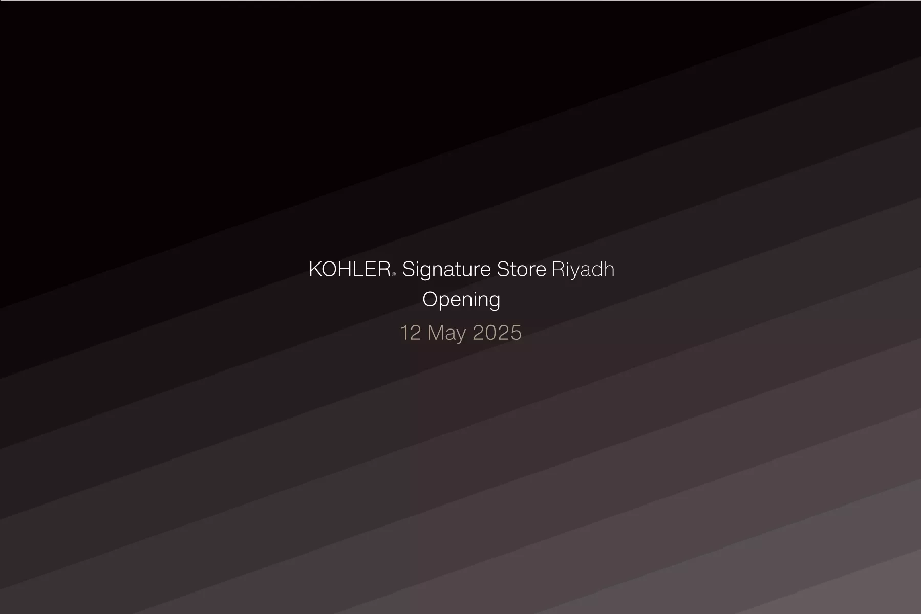 KOHLER® Arrives in Riyadh