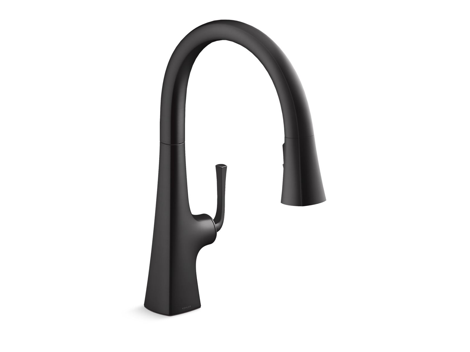 Graze Touchless pull-down kitchen sink faucet with three-function sprayhead