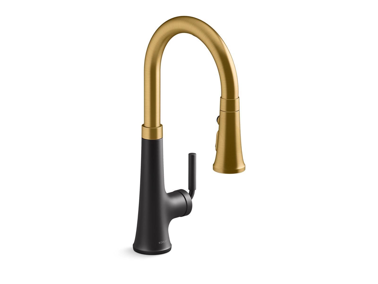 Tone Touchless pull-down kitchen sink faucet with three-function sprayhead