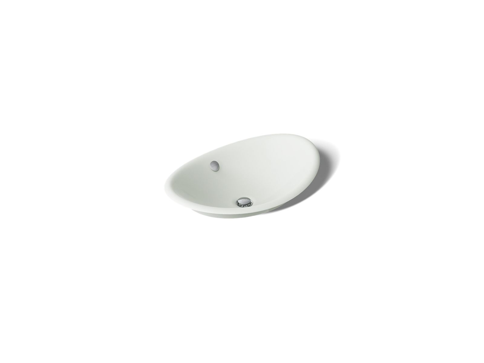 Iron Plains 20-3/4" oval vessel bathroom sink
