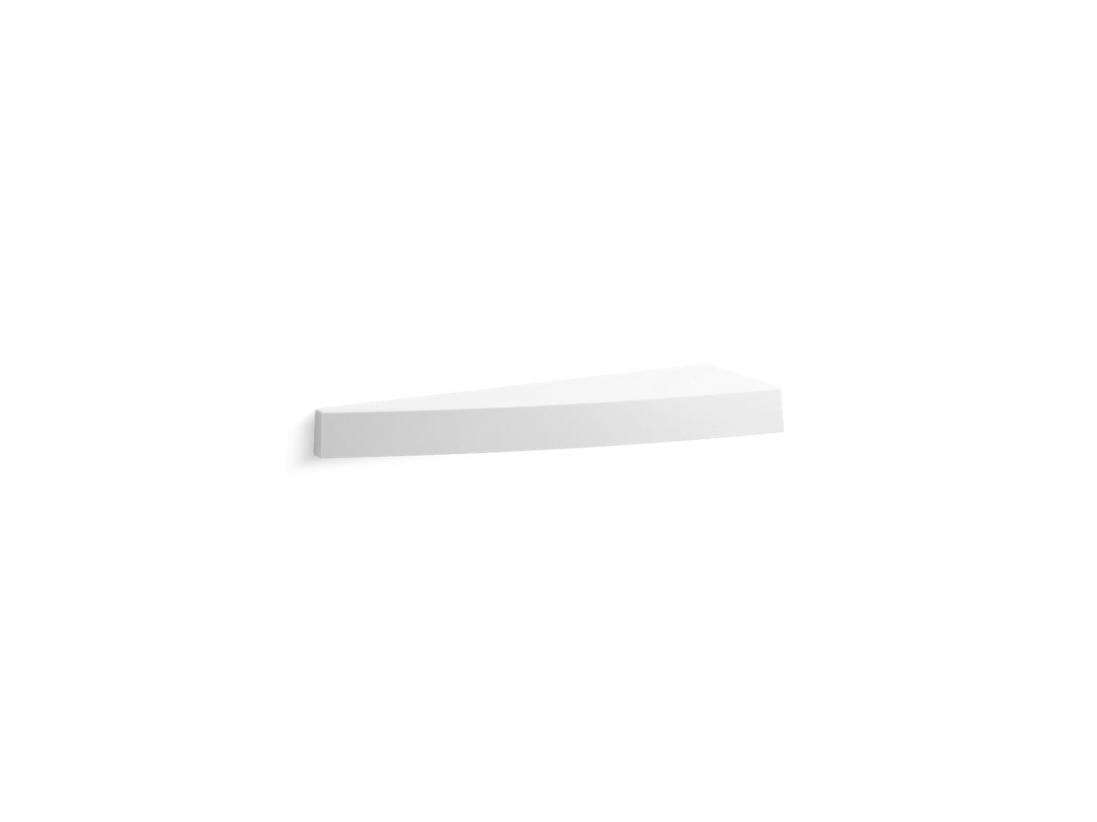 Stoneridge™ Shaving ledge/footrest, left wall-mount