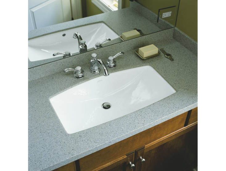 Man'S Lav Undercounter Lavatory with Oversized 8