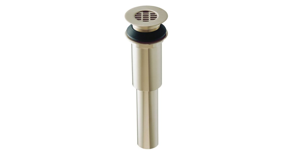Lavatory Grid Drain with Tailpiece in  Brushed Nickel Kohler K-7726-BN 