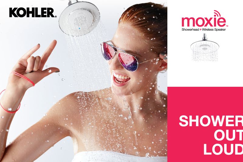 Moxie™ Showerhead + Wireless Speaker