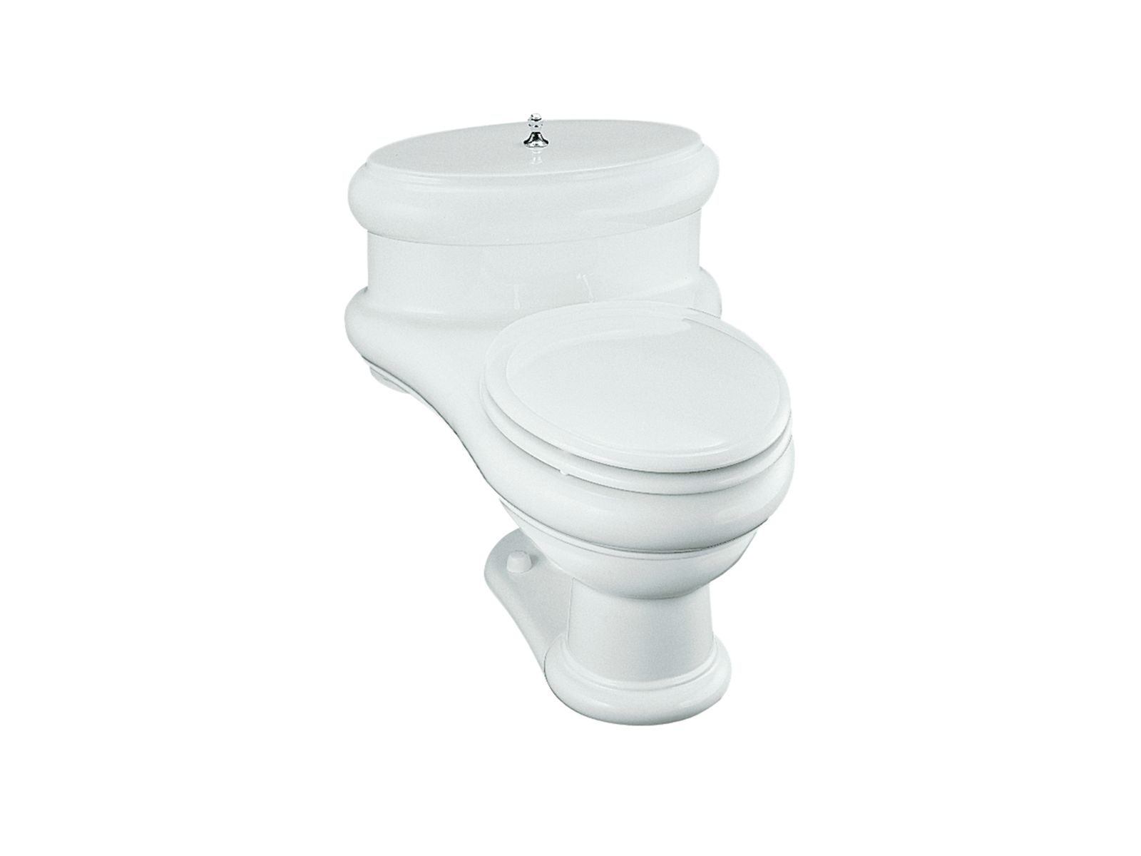 Revival One-Piece Elongated Toilet with Vibrant Brushed Bronze Lift ...