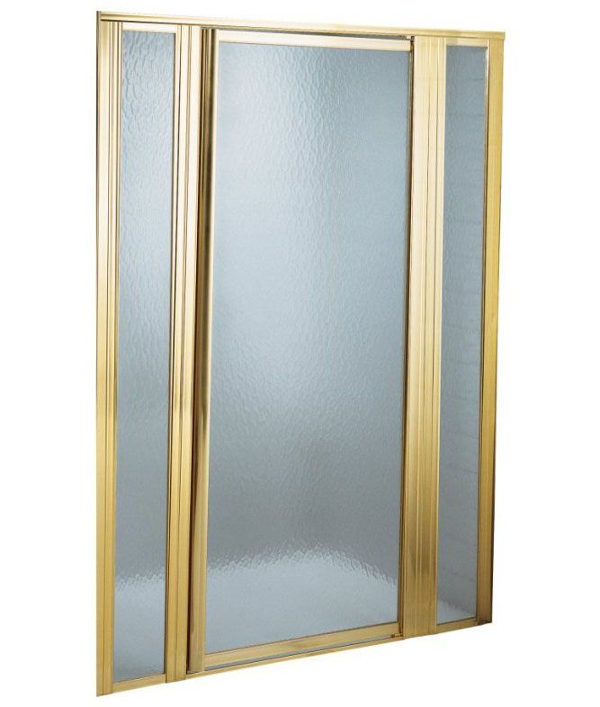 Focal Pivot Shower Door with Obscure Glass, 46