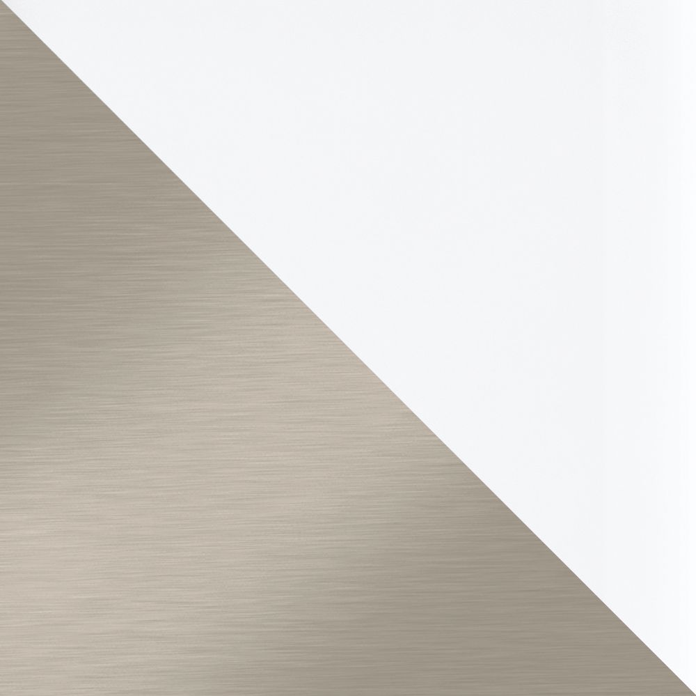 White with Brushed Nickel