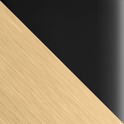 ColorFinish_s - Black with Brass Trim