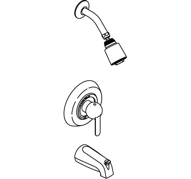 3/4 view of product