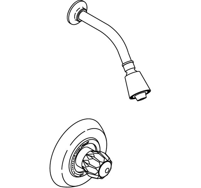 3/4 view of product