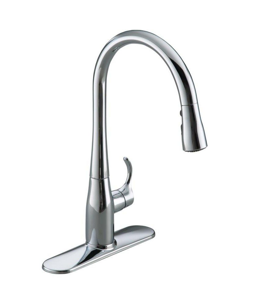 Simplice Single-Hole Pull-Down Kitchen Faucet | K-R596 | KOHLER