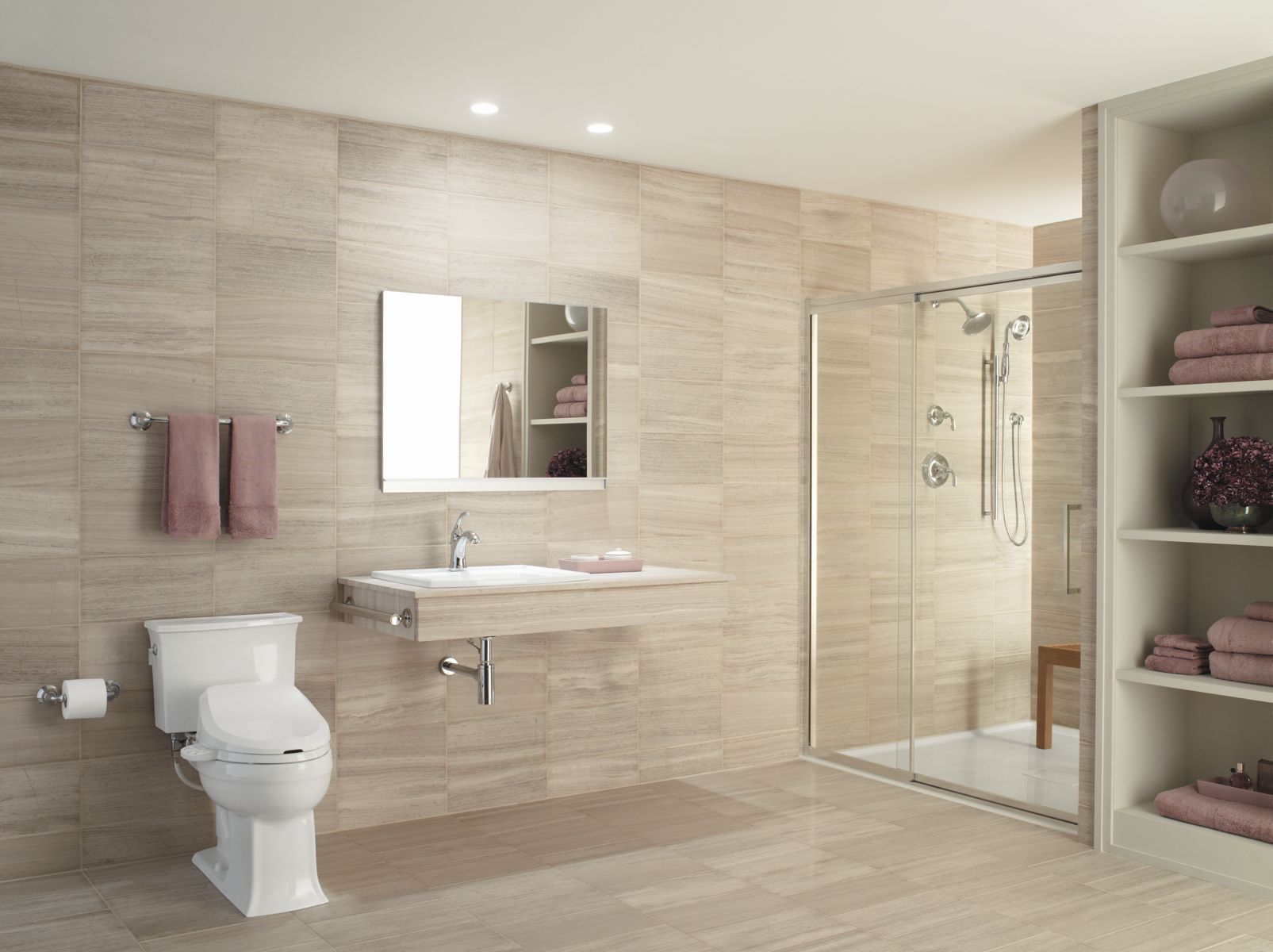 Up to 2 walls & multiple product categories visible