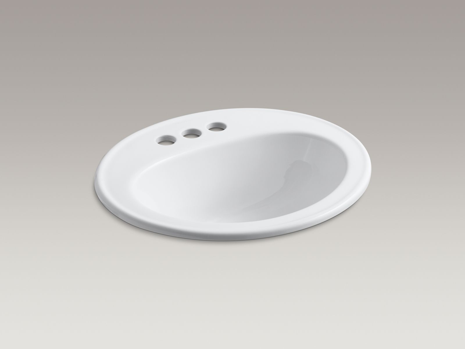 KOHLER K-2196-4-0 sold Pennington Self-Rimming Lavatory Bathroom Sink with 4