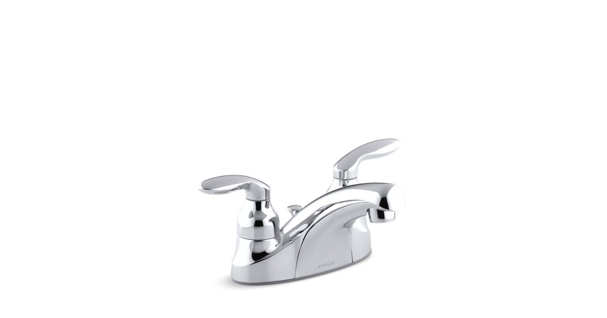 K152414 Coralais Centerset Sink Faucet with Lever Handles KOHLER