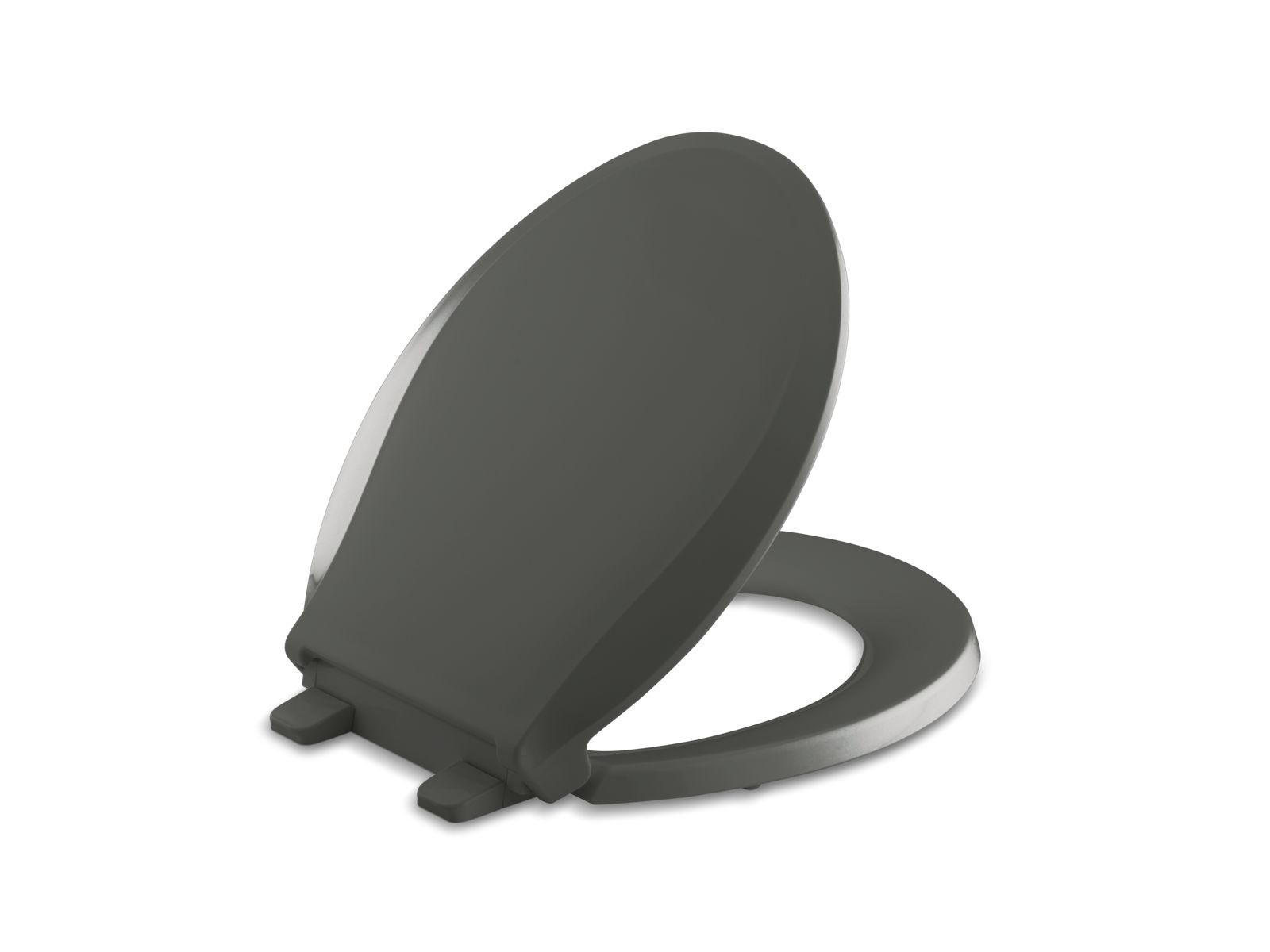 KOHLER Reveal Quiet Close WC-Sitz Für Runde Front – Mit Griffigen Stoßstangen, Quick-Release, Farbe Biscuit