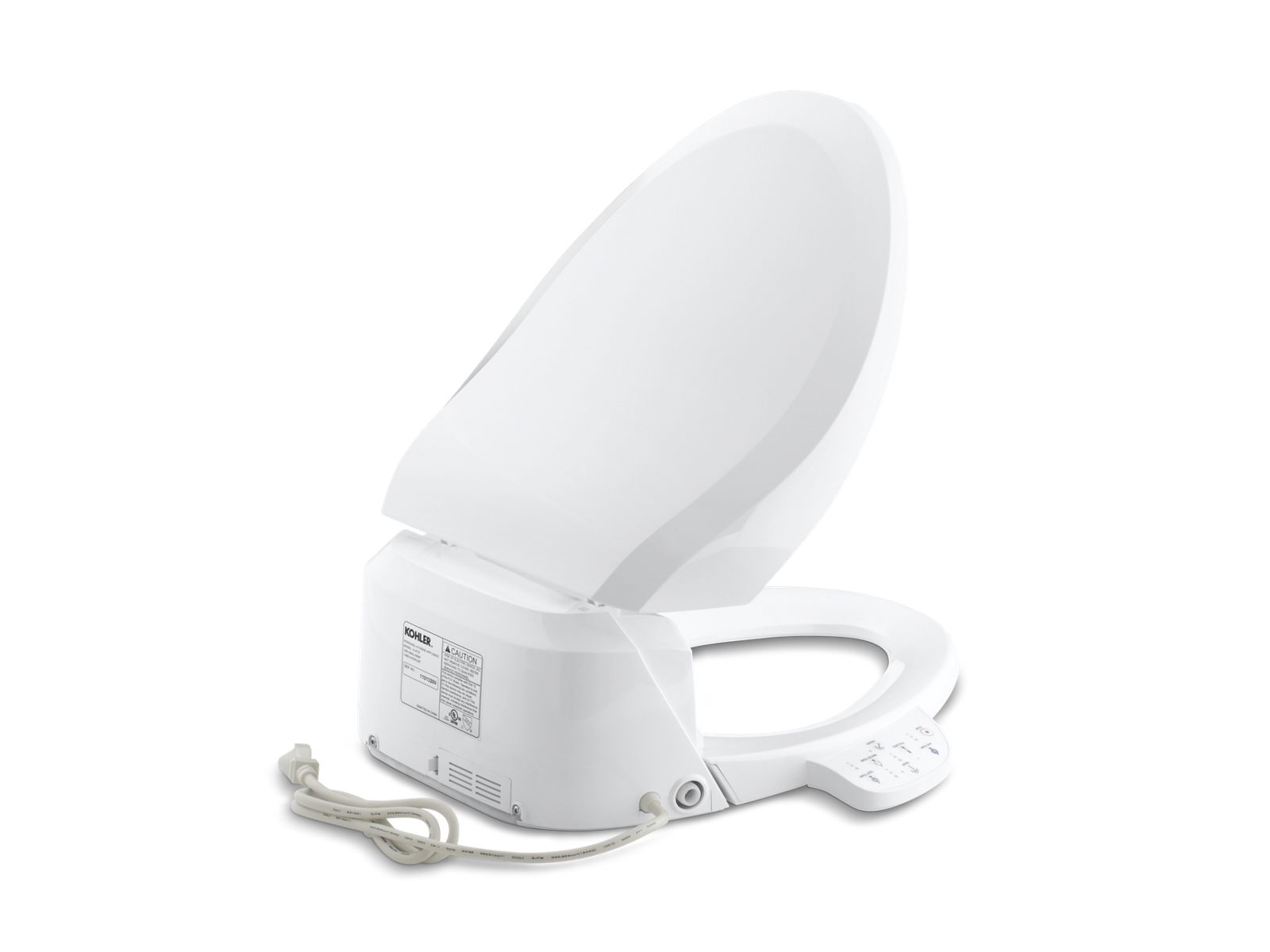 K47370 C3™125 Elongated bidet toilet seat Studio KOHLER®