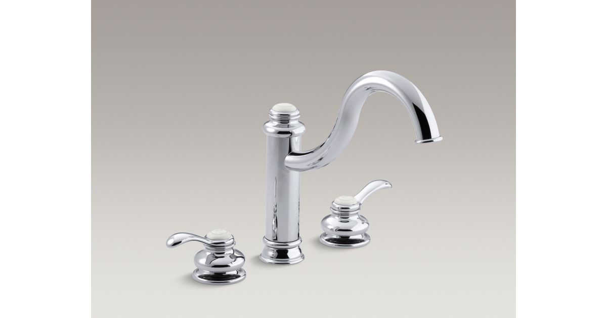 K12230 Fairfax High Spout Kitchen Sink Faucet with Lever Handles