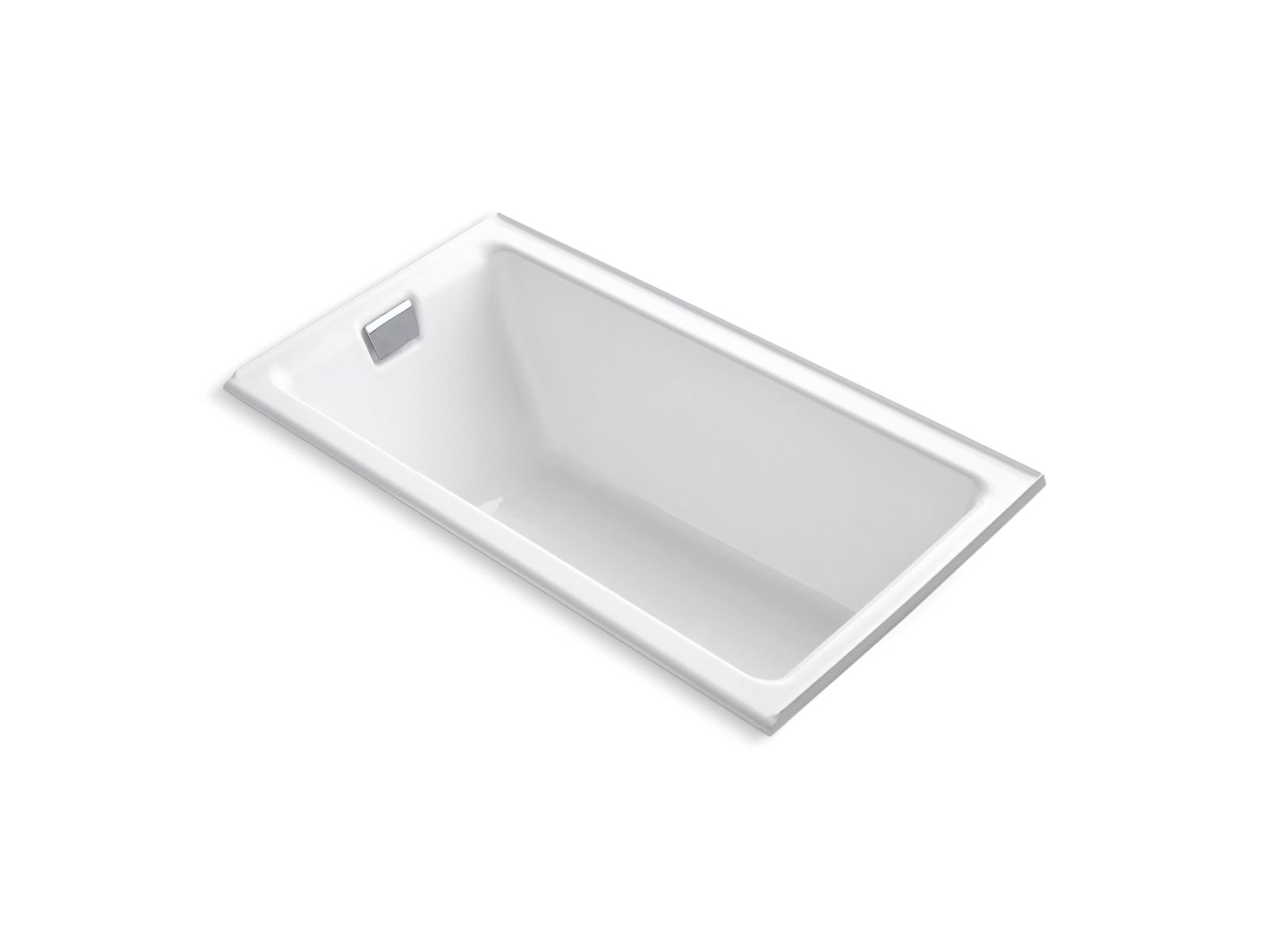 Tea-for-Two 5.5 ft. Left-Hand Drain with Integral Flange Cast Iron Bathtub in White Tea-for-Two 5.5 ft. Left-Hand Drain with Integral Flange Cast Iron Bathtub in White