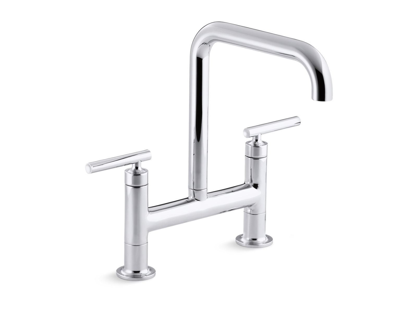 6 inch 4 hole bridge kitchen sink faucets