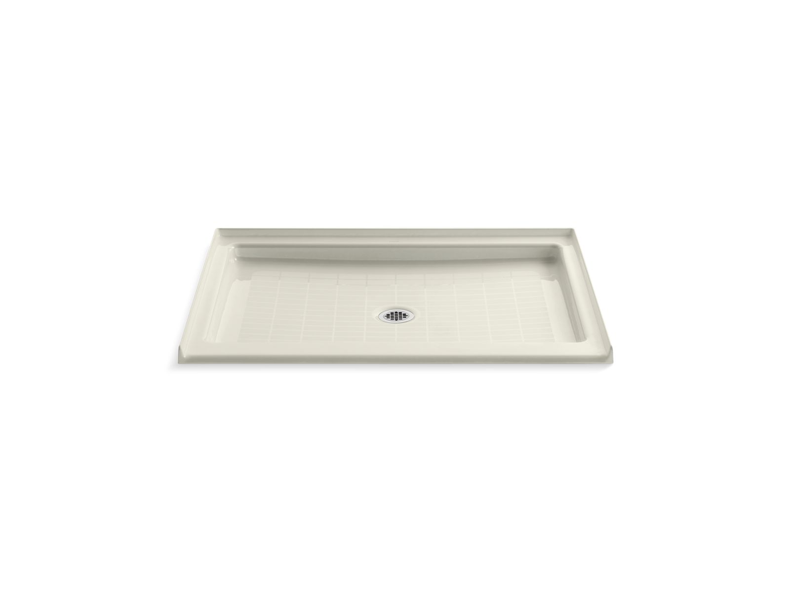 Purist 48" x 36" alcove shower base, center drain