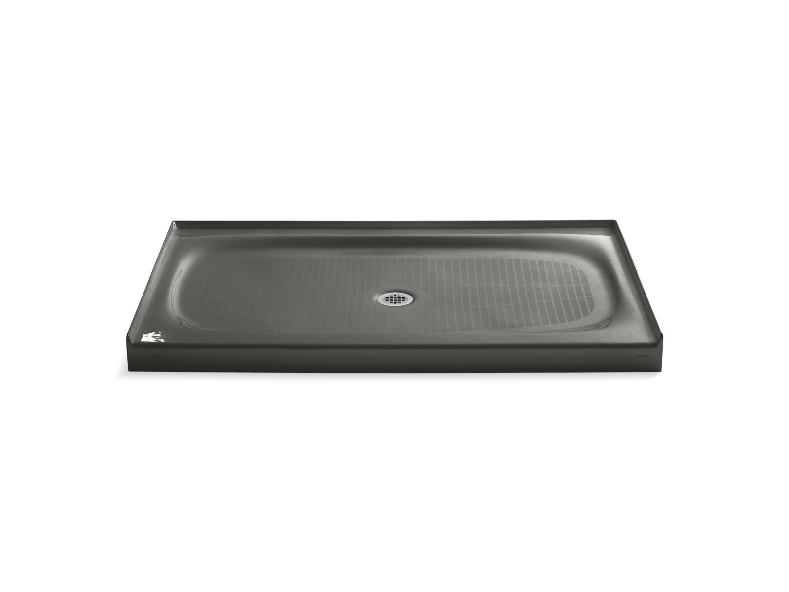 Salient 60" x 36" alcove shower base, center drain