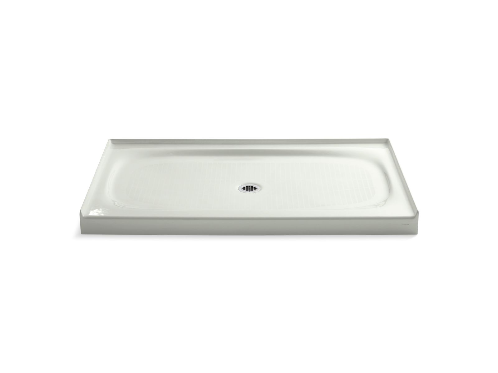 Salient 60" x 36" alcove shower base, center drain