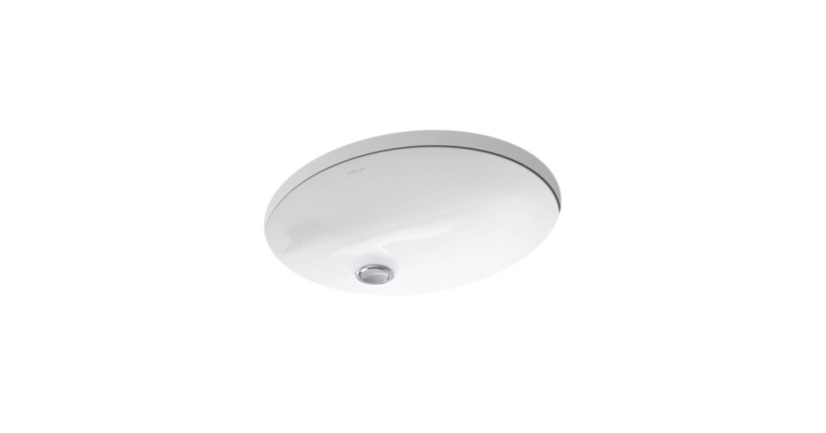 caxton vitreous china undermount bathroom sink in white