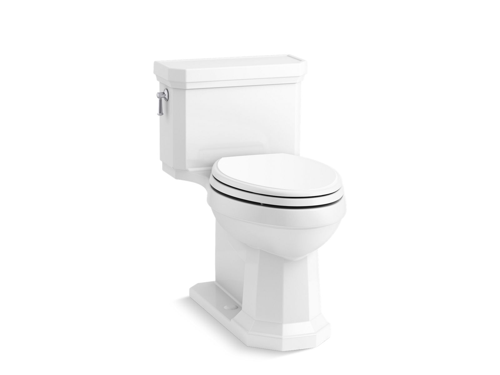 Kohler Co., Toilet, Capture the classic look of the 1930s with the Kathryn collection's angular lines and molded edges. This