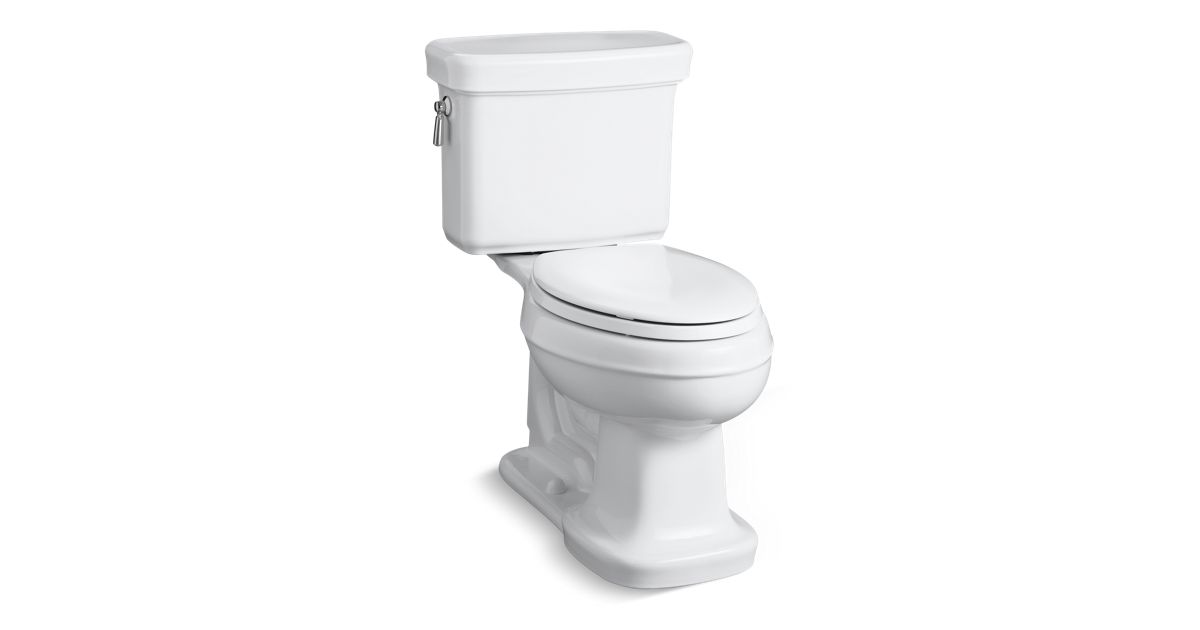 KOHLERK3827Bancroft Comfort Height Elongated 1.28GPF Toilet KOHLER