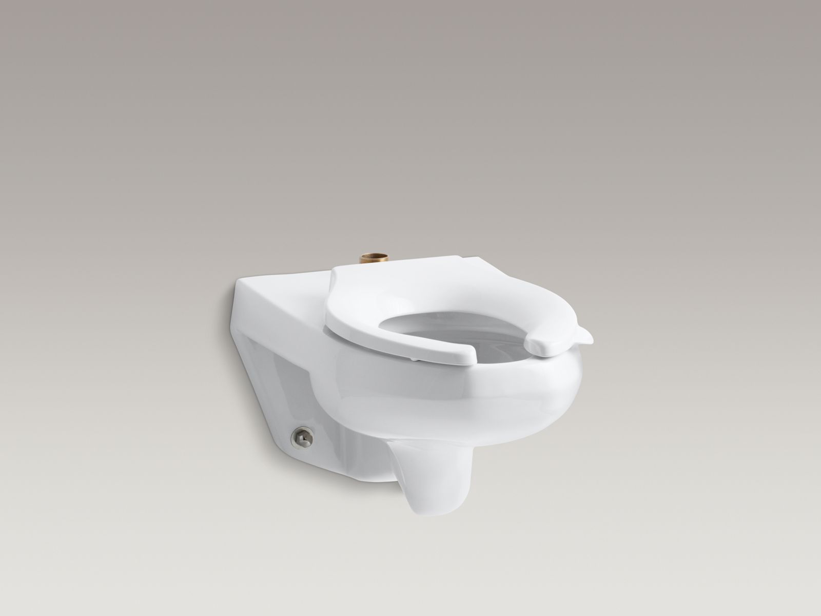 K4330L0 Kingston(TM) Wallmounted 1.6 gpf flushometer valve toilet