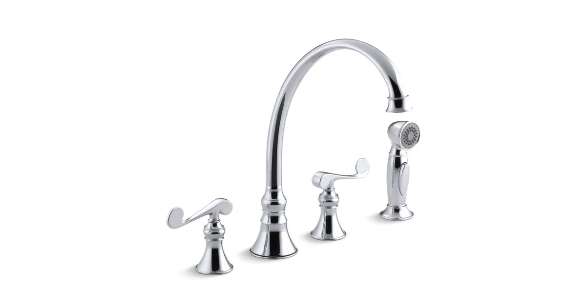 1 hole kitchen sink faucet