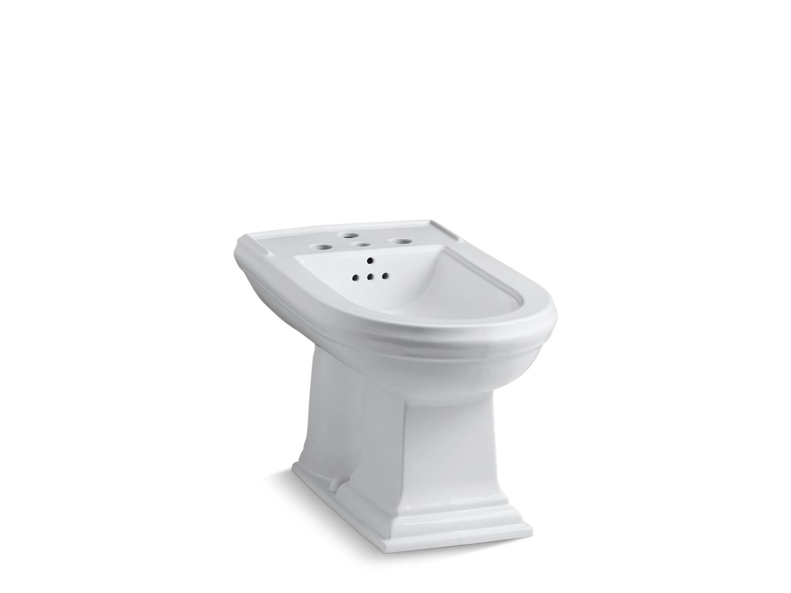 KOHLER K-4886 Memoirs Bidet, Plumbed for Vertical Spray Faucet