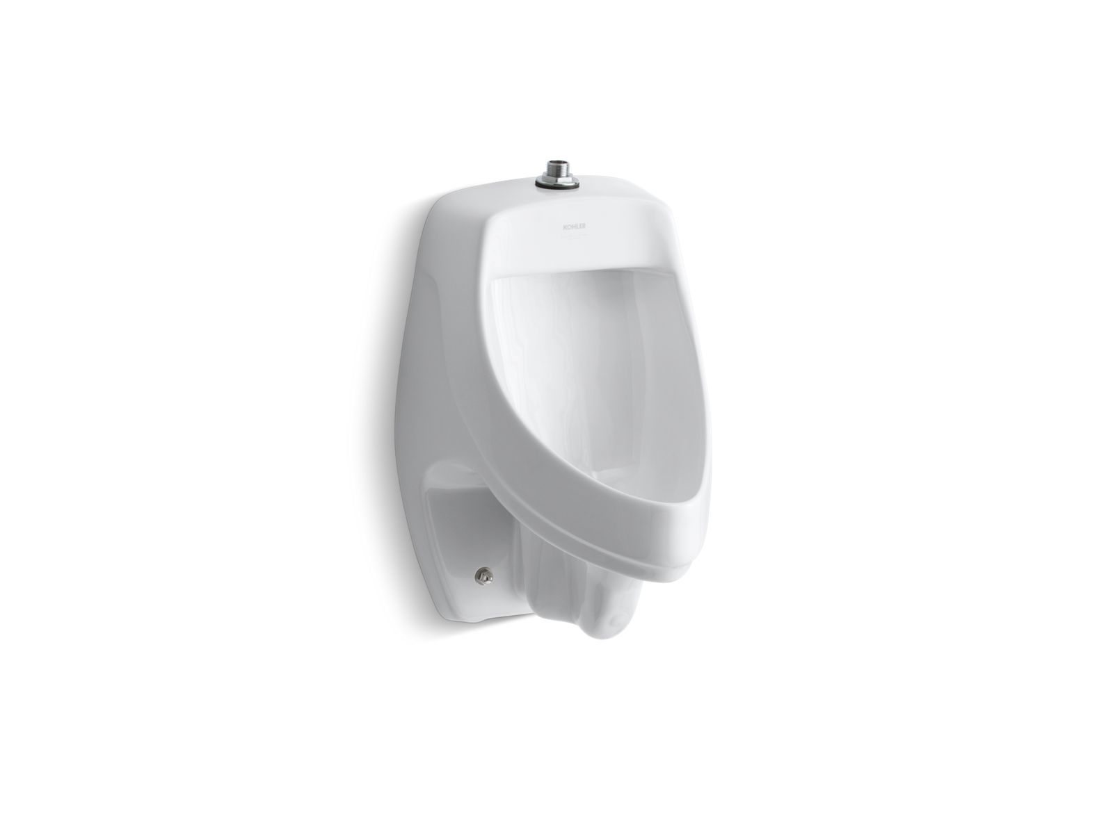 Kohler Co., Urinal, The straightforward design of the Dexter elongated urinal brings KOHLER styling and functionality to any