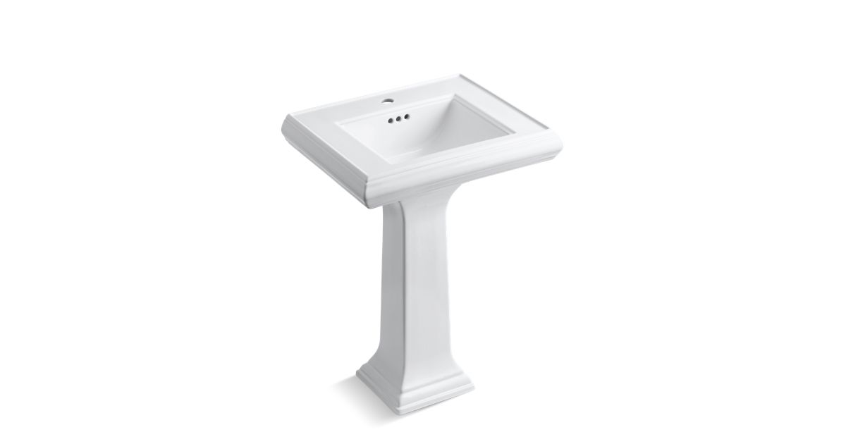 Memoirs Pedestal Sink With Classic Design And Single Hole