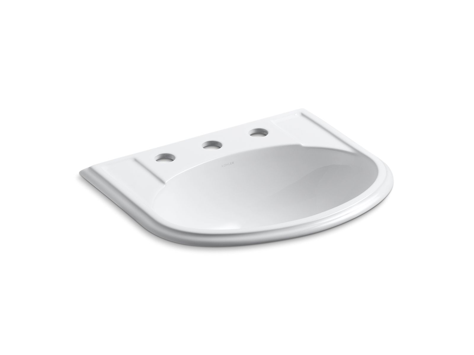 K 2279 8 0 Devonshire Drop In Bathroom Sink With 8 Widespread   Zaa63747 Rgb